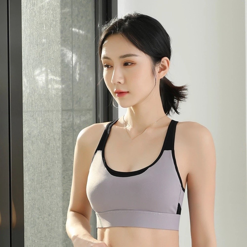 High Impact Women Sports Bra With Shockproof Comfort Seamless Fit 1