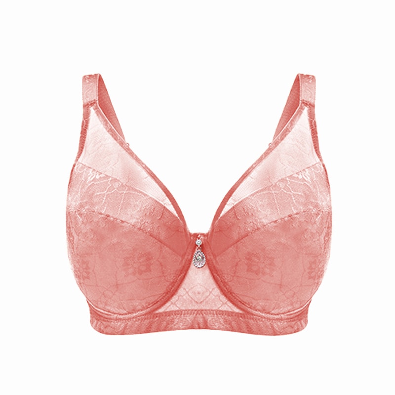 Premium Plus Size Minimizer Underwire Push Up Bra Full Coverage Anti Sagging Support 6