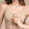 ComfortFit Zip Front Wireless Sports Bra Seamless Push Up Bralette 0