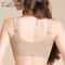 ComfortFit Zip Front Wireless Sports Bra Seamless Push Up Bralette 2