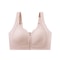 ComfortFit Zip Front Wireless Sports Bra Seamless Push Up Bralette 8