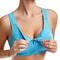 Zip Front High Impact Sports Bra with Adjustable Wirefree Support