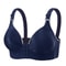 Seamless Front Closure Underwire Anti Sagging Bra With Front Buckle Support 0