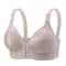 Seamless Front Closure Underwire Anti Sagging Bra With Front Buckle Support 2