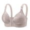 Seamless Front Closure Underwire Anti Sagging Bra With Front Buckle Support 2