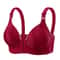 Seamless Front Closure Underwire Anti Sagging Bra With Front Buckle Support 1
