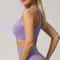 High Support Seamless Padded Yoga Bra High Impact Sports Bra Crop Top for Women
