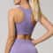High Support Seamless Padded Yoga Bra High Impact Sports Bra Crop Top for Women
