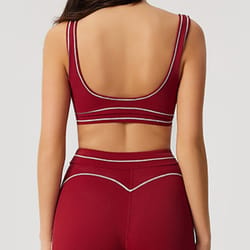 premium womens quick dry yoga sports bra tank top supportive gym & fitness running vest