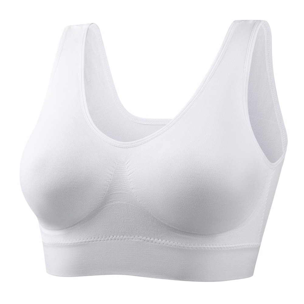 Seamless Lace Wireless Push Up Bralette Comfort Sports Bra Tube Top 10