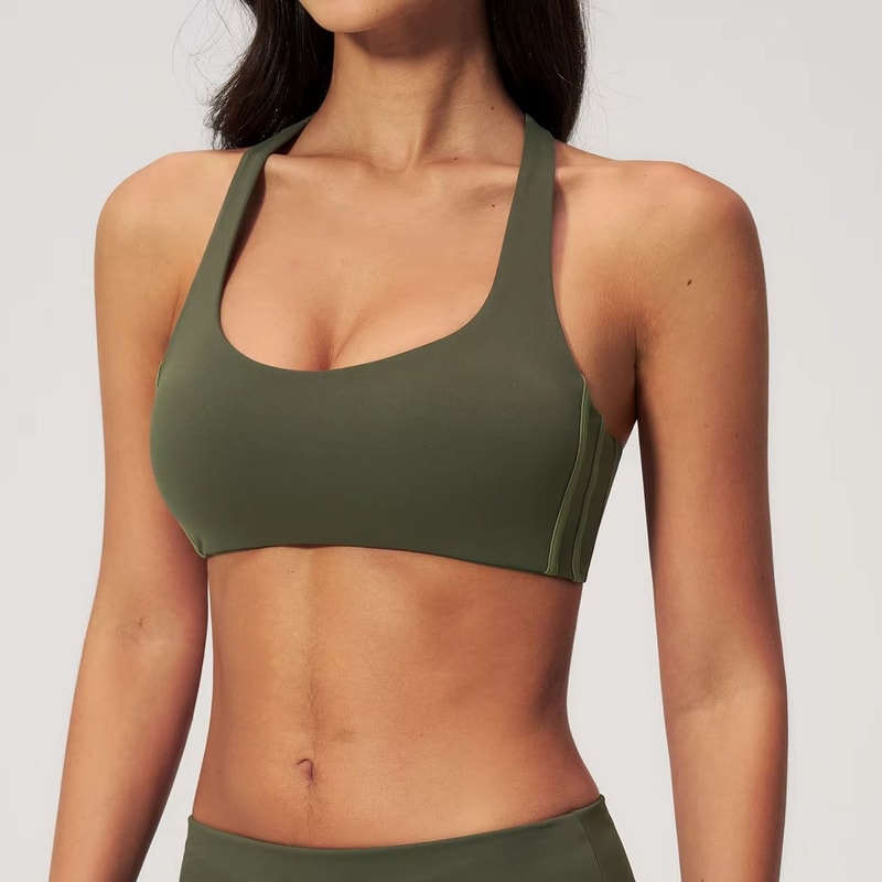 High Performance Women Quick Dry Sports Bra High Stretch Workout & Yoga Fitness Top