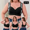 Plus Size Front Closure Wireless Comfort Bra Seamless Full Coverage Support