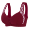 Plus Size Front Closure Wireless Comfort Bra Seamless Full Coverage Support