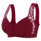 Plus Size Front Closure Wireless Comfort Bra Seamless Full Coverage Support