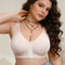 Plus Size Wireless Full Coverage Front Closure Comfort Bra