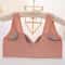 ComfortFit Front Buckle Vest Style Plus Size Bra Wireless Comfort Breathable Underwear 2