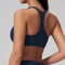 Color Block Womens Sports Bra Padded Yoga Bra Quick Dry Workout Crop Top