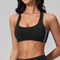 Color Block Womens Sports Bra Padded Yoga Bra Quick Dry Workout Crop Top