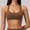 Color Block Womens Sports Bra Padded Yoga Bra Quick Dry Workout Crop Top