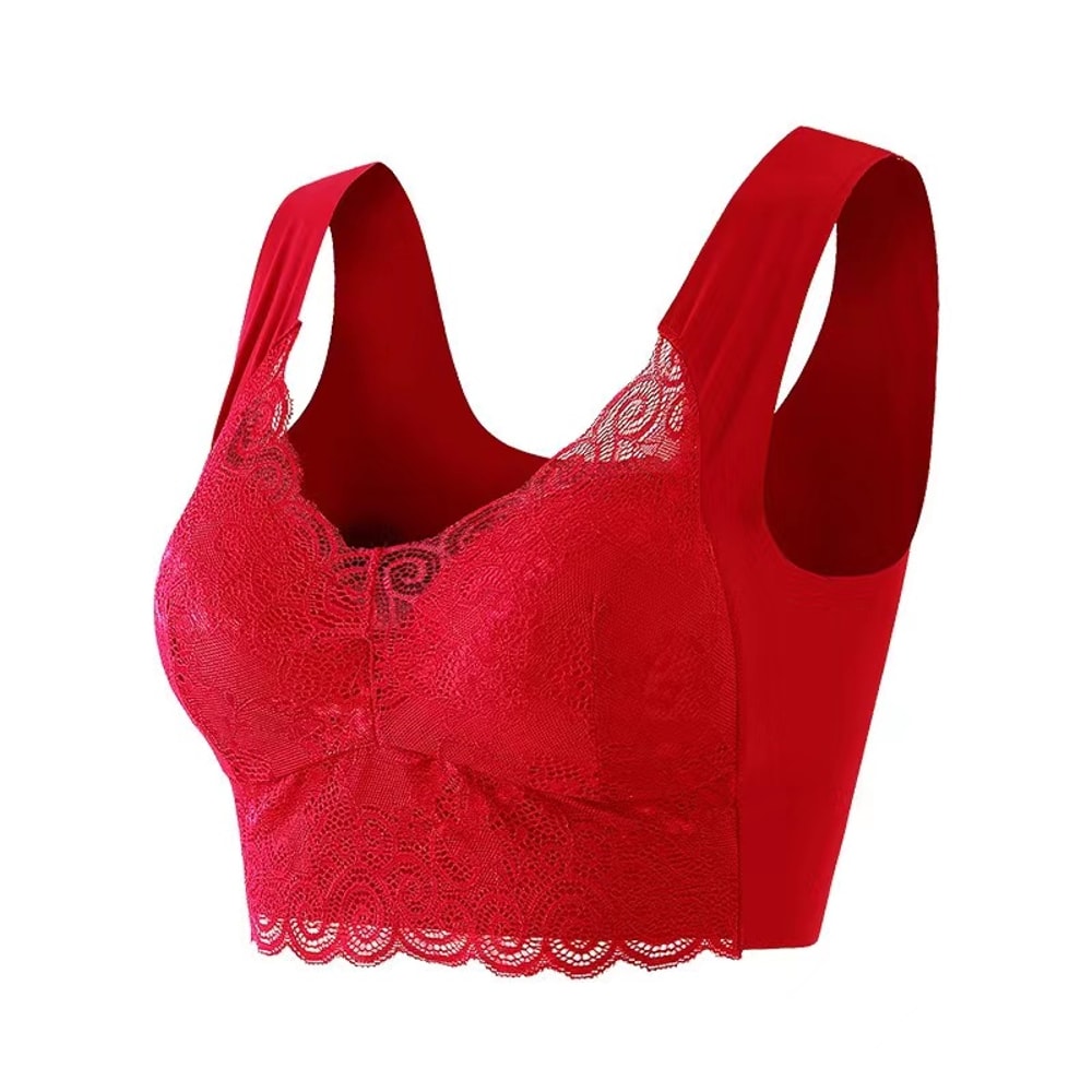ComfortFit Seamless Back Plus Size Strapless Bra Wireless Cotton Bra for Support & All Day Comfort