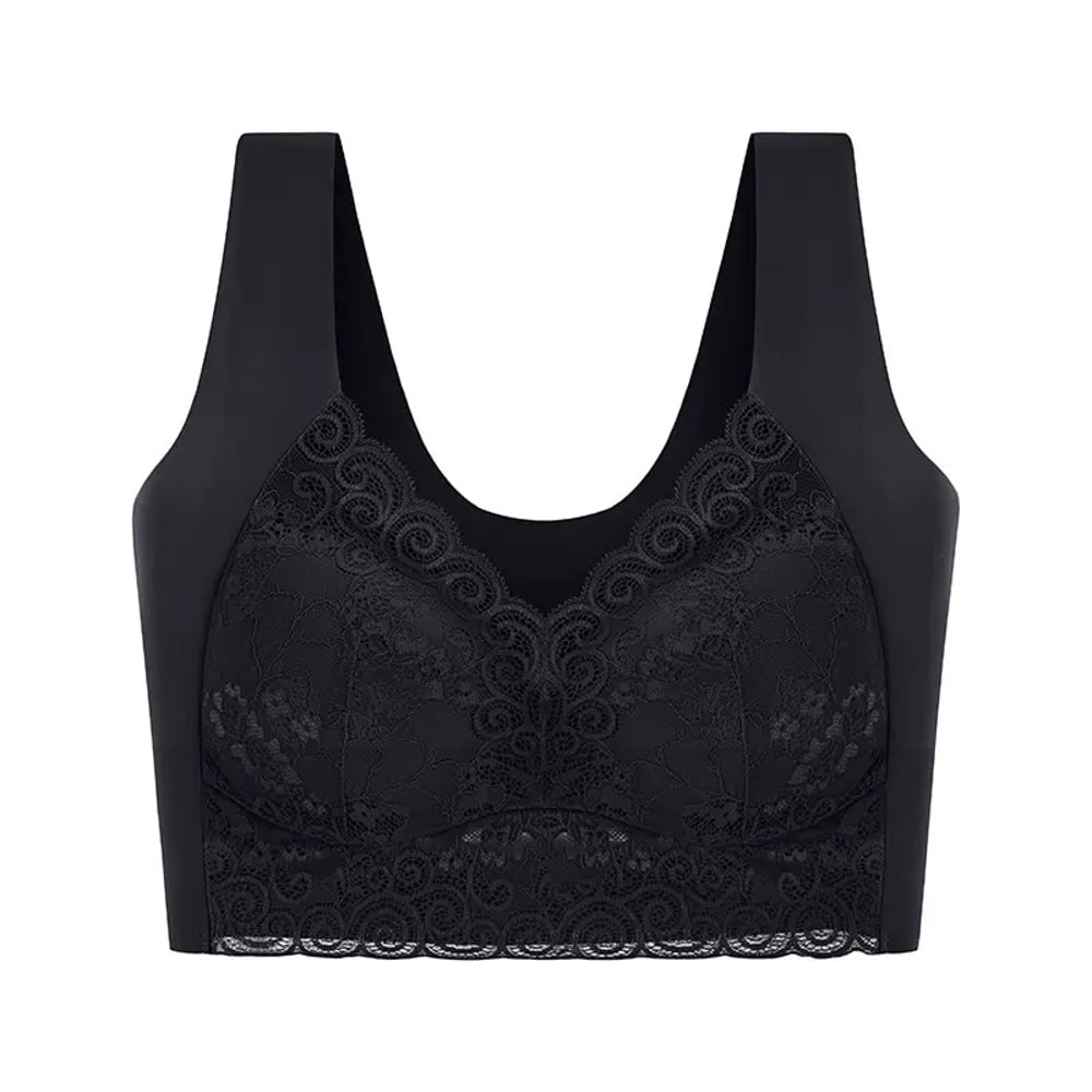 ComfortFit Seamless Back Plus Size Strapless Bra Wireless Cotton Bra for Support & All Day Comfort