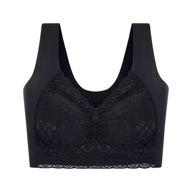 ComfortFit Seamless Back Plus Size Strapless Bra Wireless Cotton Bra for Support & All Day Comfort