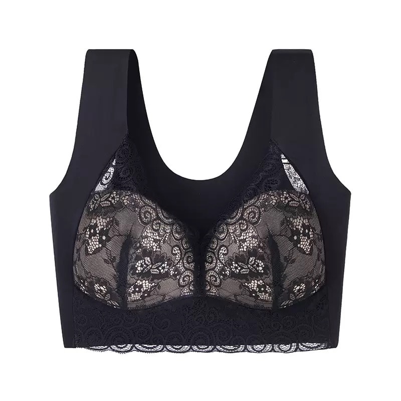 ComfortFit Seamless Back Plus Size Strapless Bra Wireless Cotton Bra for Support & All Day Comfort