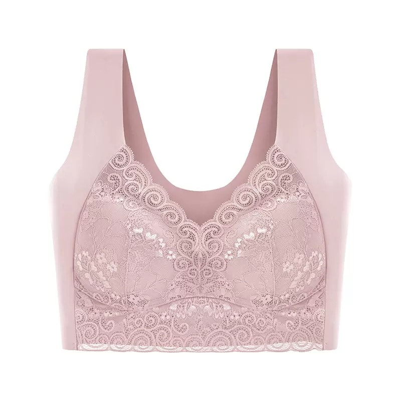 ComfortFit Seamless Back Plus Size Strapless Bra Wireless Cotton Bra for Support & All Day Comfort