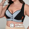 Everyday Comfort Front Closure Wireless Plus Size Bra – Full Coverage Breathable Support