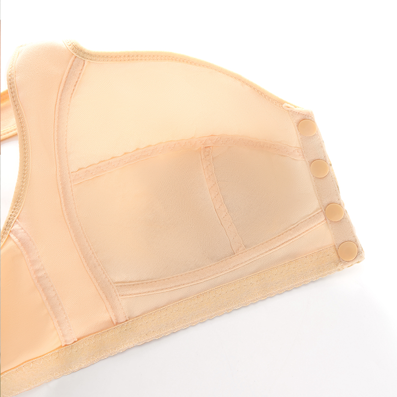 Everyday Comfort Front Closure Wireless Plus Size Bra – Full Coverage Breathable Support