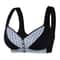 Everyday Comfort Front Closure Wireless Plus Size Bra – Full Coverage Breathable Support