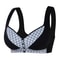 Everyday Comfort Front Closure Wireless Plus Size Bra – Full Coverage Breathable Support