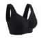 Plus Size Seamless Backless Bralette – Comfort Wireless Mesh Support Bra