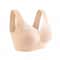 Plus Size Seamless Backless Bralette – Comfort Wireless Mesh Support Bra