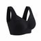 Plus Size Seamless Backless Bralette – Comfort Wireless Mesh Support Bra