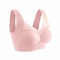 Plus Size Seamless Backless Bralette – Comfort Wireless Mesh Support Bra
