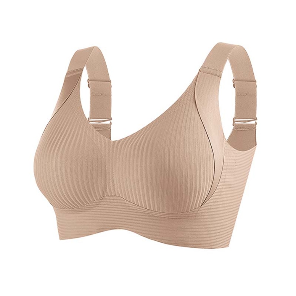FallSweet Wireless Push Up Bra For Women Plus Size Seamless Thin Cup Comfort Bralette 6