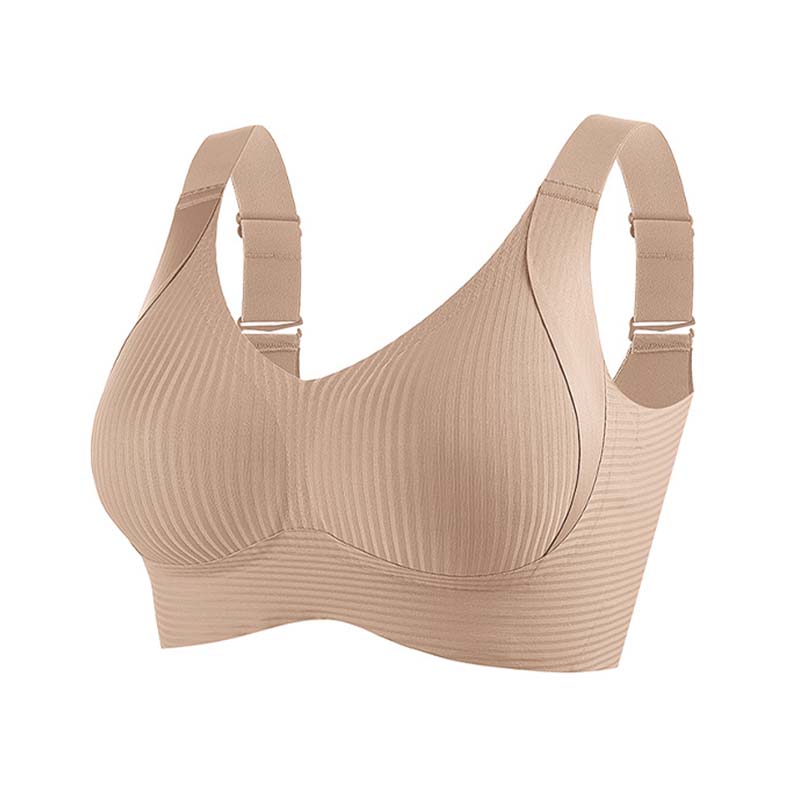 FallSweet Wireless Push Up Bra For Women Plus Size Seamless Thin Cup Comfort Bralette 6
