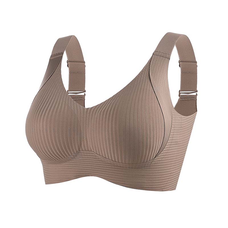 FallSweet Wireless Push Up Bra For Women Plus Size Seamless Thin Cup Comfort Bralette 8