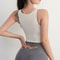 Womens Workout Tank Top with Built Chest Support – Stylish Yoga Sports Wear