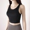Womens Workout Tank Top with Built Chest Support – Stylish Yoga Sports Wear