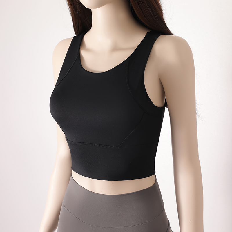 Womens Workout Tank Top with Built Chest Support – Stylish Yoga Sports Wear