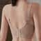 Seamless Plus Size Wireless Bralette Comfortable Deep V Neck Bra For All Day Wear 2