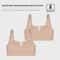 Seamless Plus Size Wireless Bralette Comfortable Deep V Neck Bra For All Day Wear 6