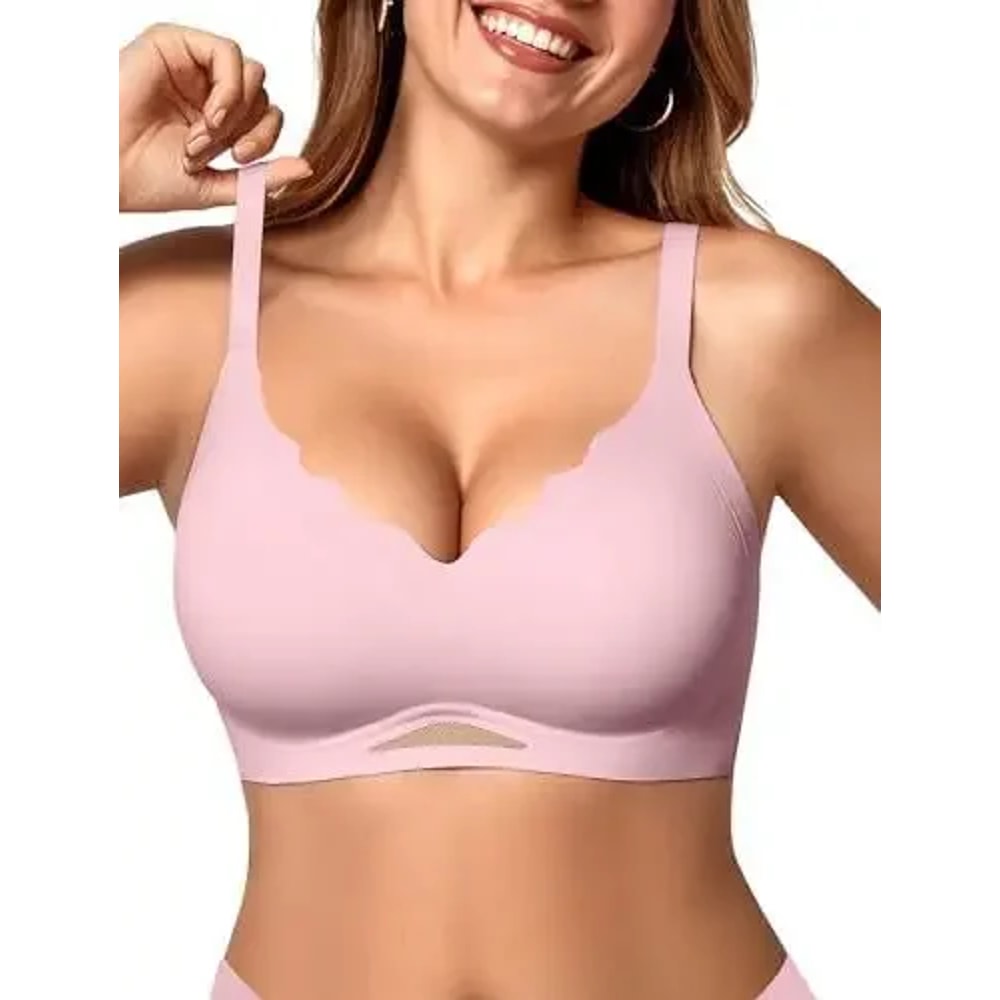ComfortFit Wireless Seamless Bra Push Up Bralette For Women All Day Breathable Support 11