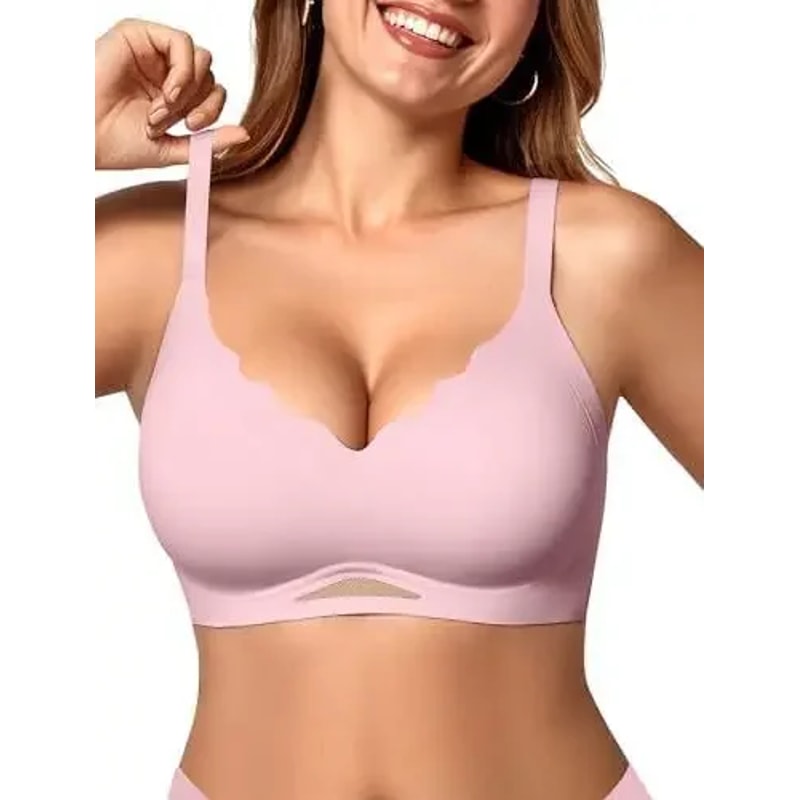 ComfortFit Wireless Seamless Bra Push Up Bralette For Women All Day Breathable Support 11