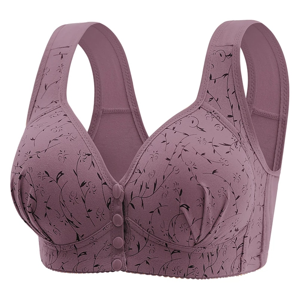 ComfortFit Front Closure Bra – Wireless Support, Anti Sagging & Super Comfortable Everyday Bra for Women