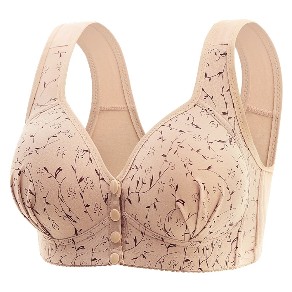 ComfortFit Front Closure Bra – Wireless Support, Anti Sagging & Super Comfortable Everyday Bra for Women