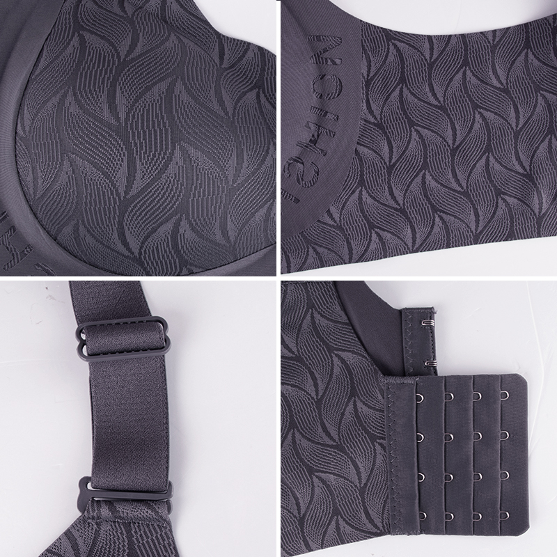 ComfortLift Plus Size Wireless Push Up Bra For Large Bust Women Seamless Comfort Bralette 4