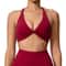 Supportive Backless Cross Strap Yoga Gym Workout Bra For Women 0